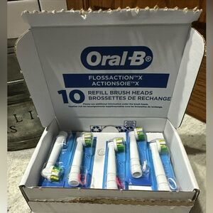 Oral-B FlossAction Refill Brush Heads - White